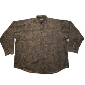Men's PENDLETON Paisley Shirt  Cotton Fits XL-XXL
